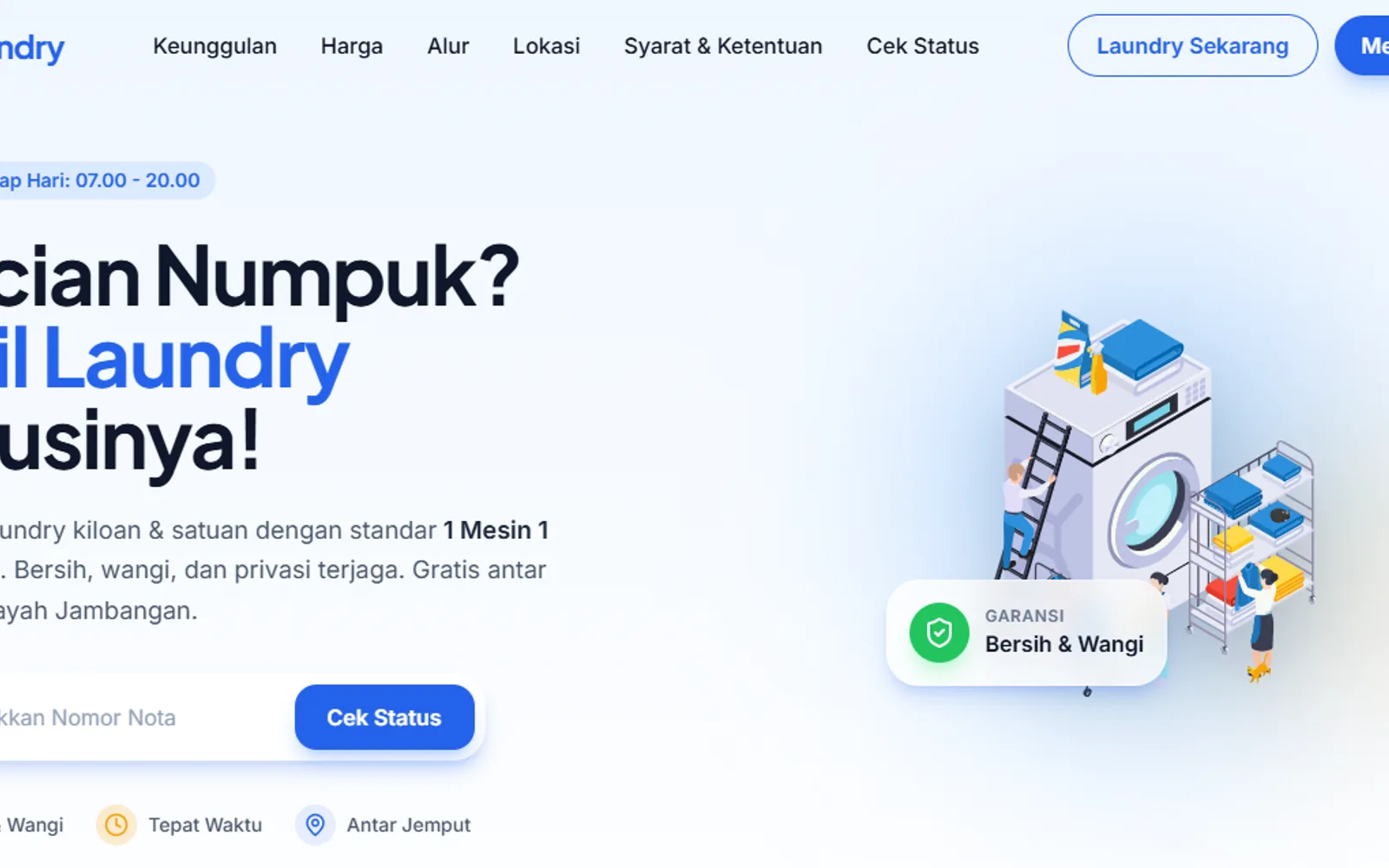 Fibil Laundry project preview